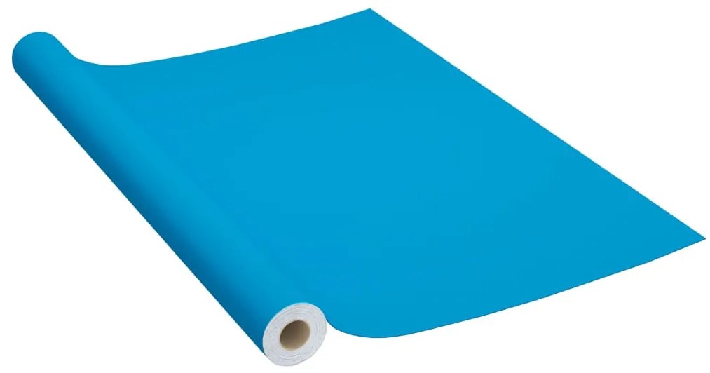 azúrkék öntapadó PVC bútorfólia 500 x 90 cm
