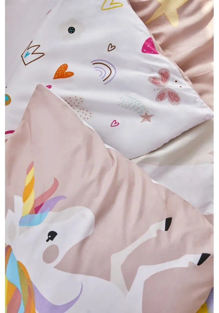 Egyszemélyes pamut gyerek ágyneműhuzat 140x200 cm Unicorn – Bonami Selection