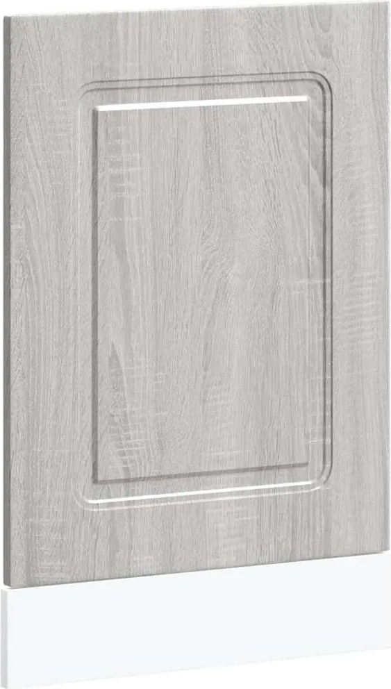vidaXL mosogatógép panel Kalmar szürke sonoma 45x1,5x67 cm gépi fa