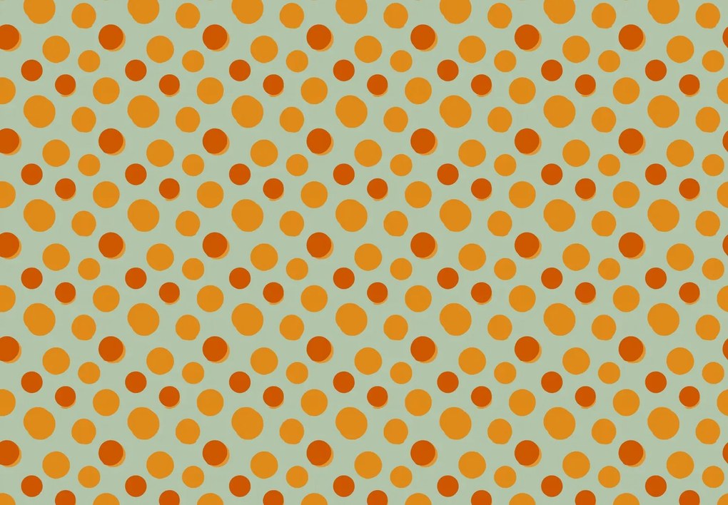 Fotótapéta - Retro pöttyök (147x102 cm)