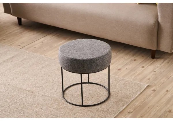 Puff RELO, átmérő 40 cm, antracit