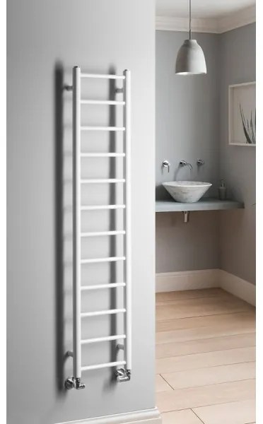 Sapho - DINA fürdőszobai radiátor, 278 W, 30x138 cm, fehér