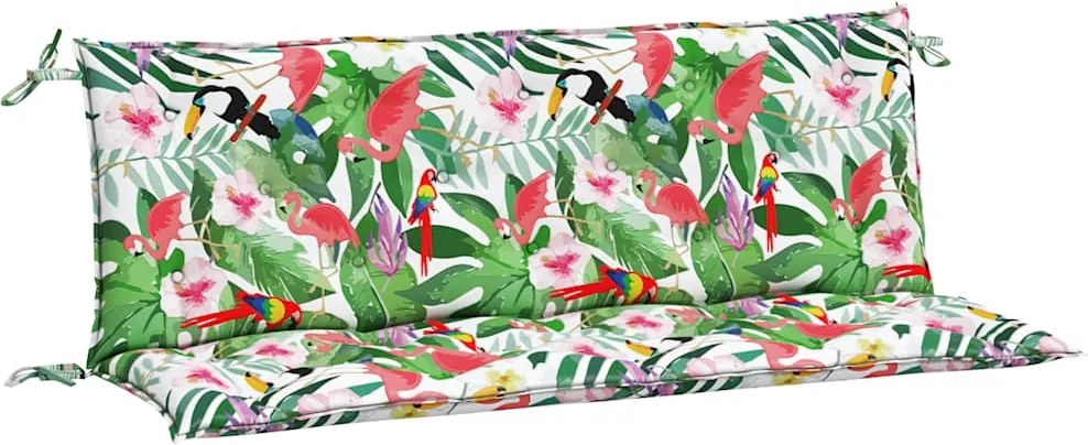 vidaXL 2 db színes szövet kerti padpárna 150 x 50 x 7 cm