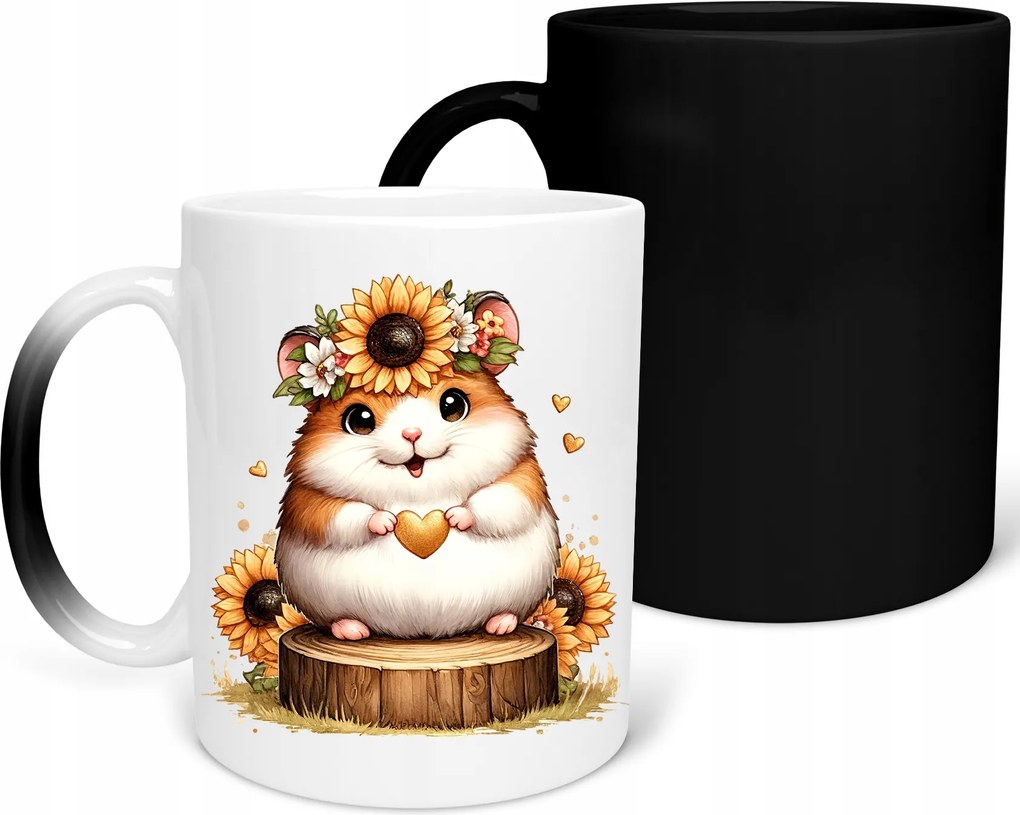 Mágikus Bögre Hörcsög Ajándék Születésnap Karácsony +csomagolás+ Név