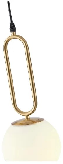 Csillár zsinóron 1xE27/40W/230V réz