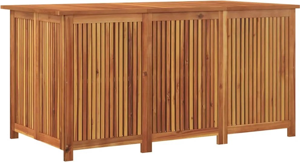 vidaXL tömör akácfa kerti tárolóláda 150x80x75 cm
