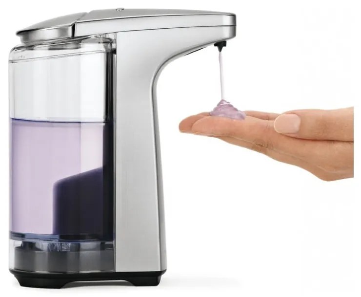 Szürke automata fém szappanadagoló 237 ml - simplehuman