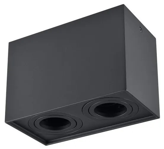 Spotlámpa HADAR Q2 2xGU10/10W/230V fekete