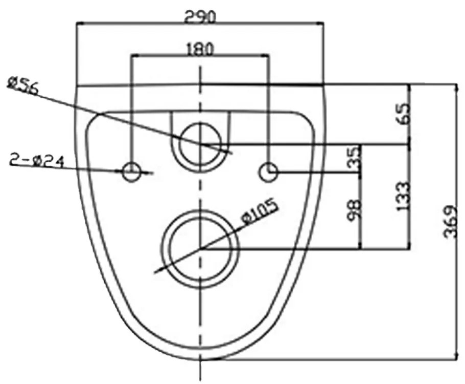 Roya fali WC ülőkével