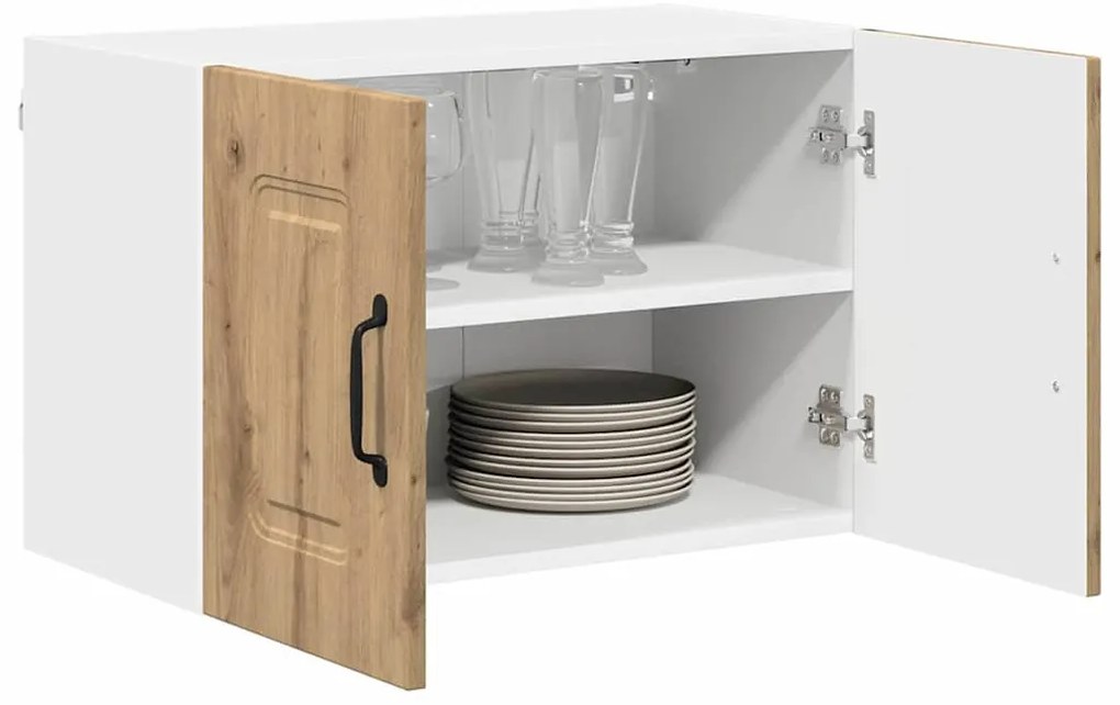 Fali konyhaszekrény 2 pcs Artisan tölgy 60 x 31 x 40 cm Faanyag