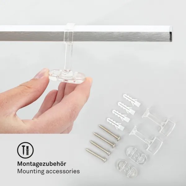 Briloner 3501-018 - LED Felületre szerelhető csillár STAFF 5xLED/4,8W/230V matt króm