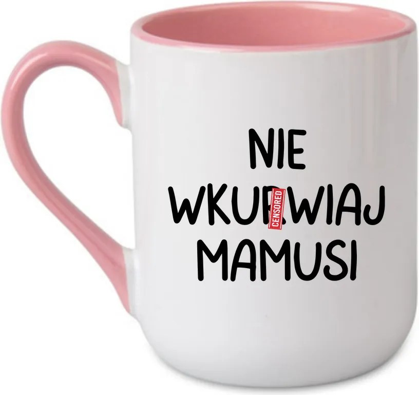 Bögre Ne búsulj Anya ajándék születésnap névnap Rózsaszín 330