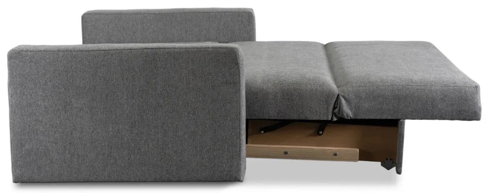 Fotel Do Spania Dwuosobowy MILAN 2 Szary