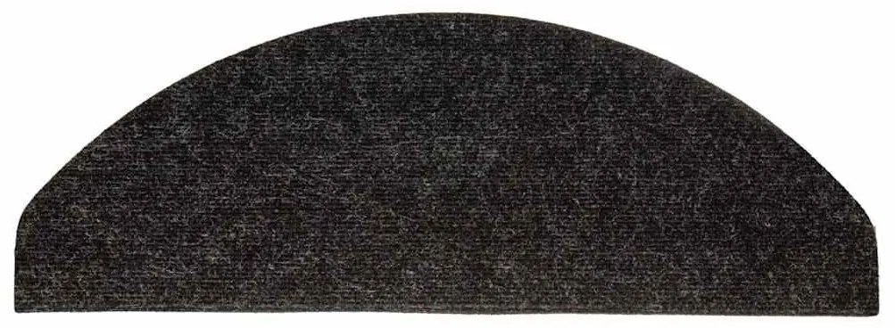 30 db fekete öntapadó lépcsőszőnyeg 56 x 17 x 3 cm