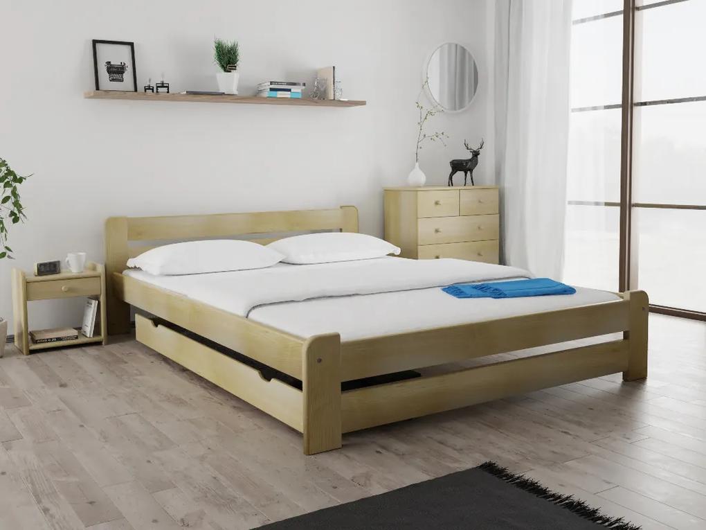 Laura ágy 140x200 cm, fenyőfa Ágyrács: Ágyrács nélkül, Matrac: Somnia 17 cm matrac