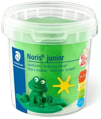 Modellező gyurma készlet, STAEDTLER Noris&reg; junior 813, 4 különböző neon szín (TS813FSLE)