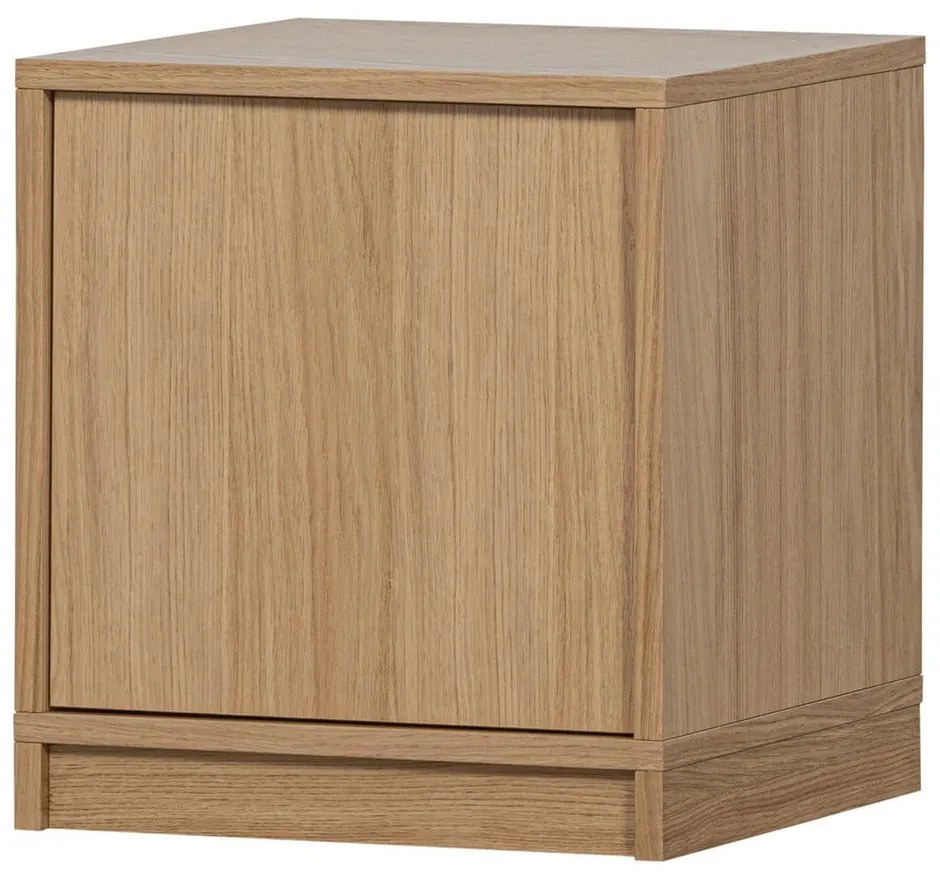 Natúr színű moduláris könyvespolc tölgyfa dekorral 120x243 cm Modulair – vtwonen