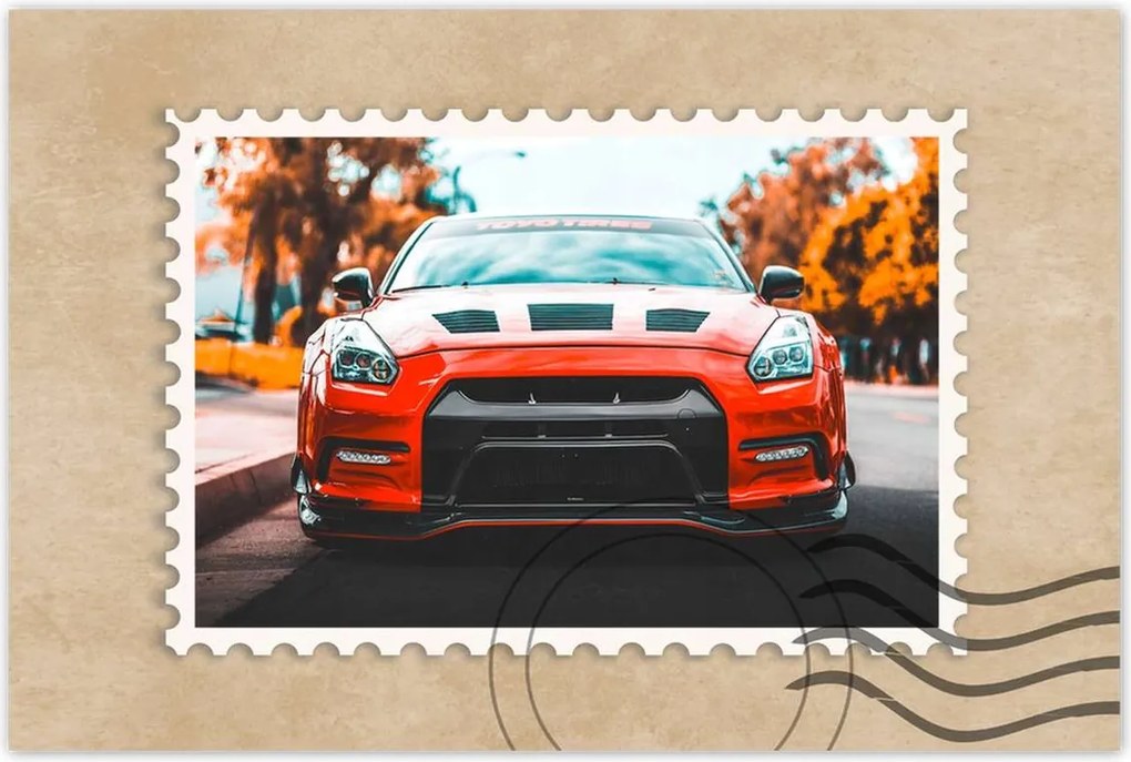 Poszterek 120x80 Nissan Skyline gtr 2017