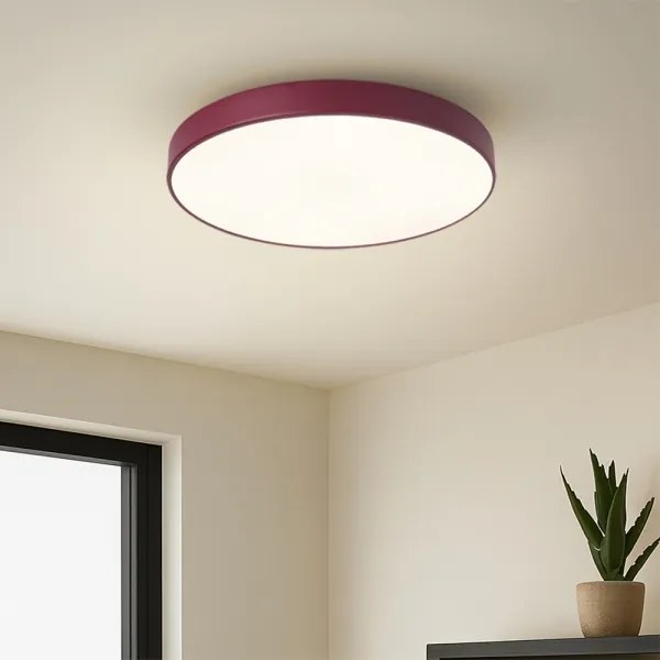 Brilagi-LED POOL mennyezeti lámpatest LED/48W/230V 3000/4000/6000K 40 cm bordó