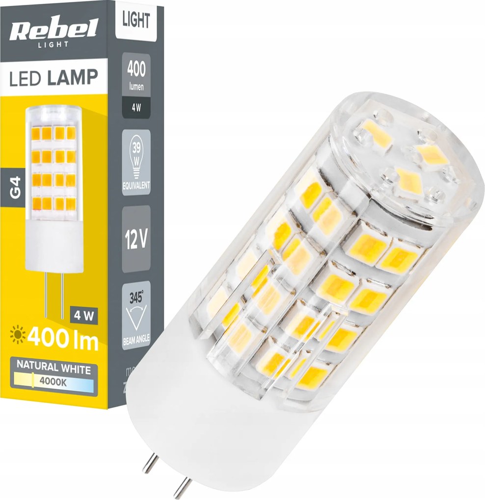 Led lámpa Rebel 4W G4 4000K 12V