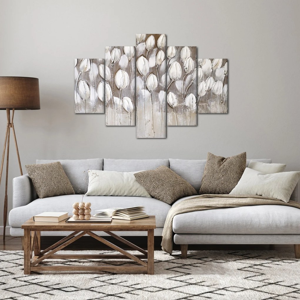 Kép - Strukturált tulipánok (150x105 cm)