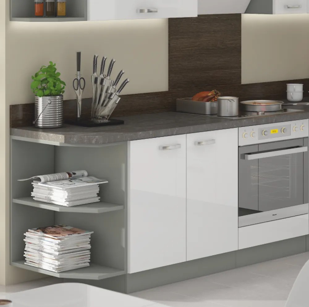 Munkalap, 2,8 cm vastag, Metalic brown szürke