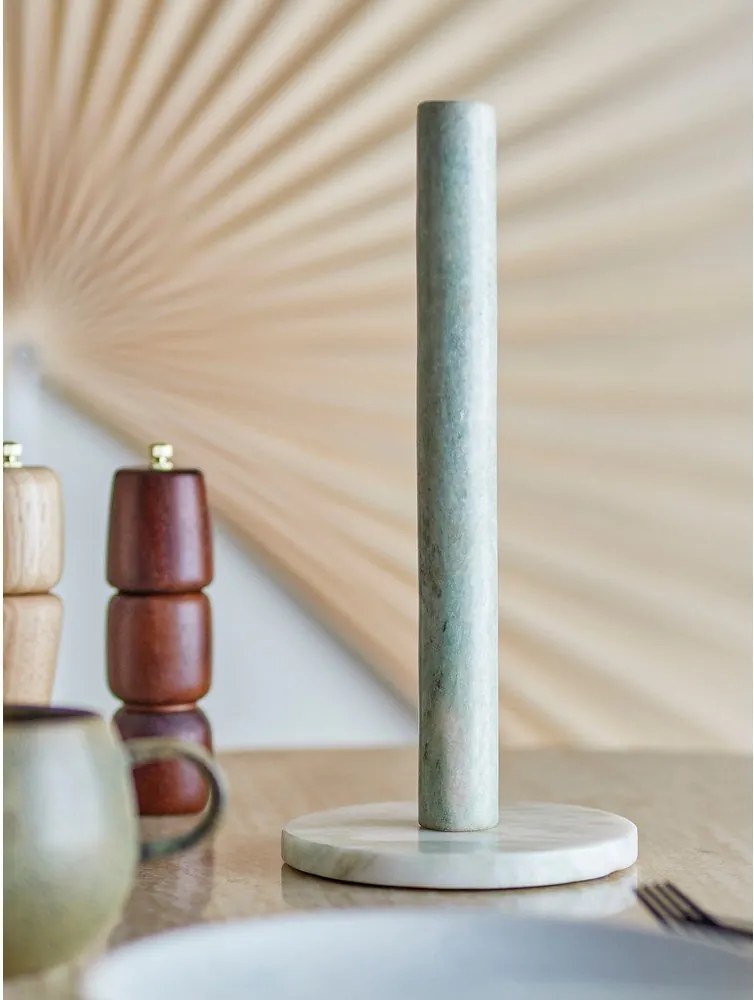 Világoszöld márvány papírtörlő tartó ø 15 cm Emy – Bloomingville