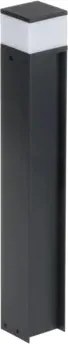 Kültéri álló kerti lámpa fekete modern oszlop 50cm IP44 Kanlux