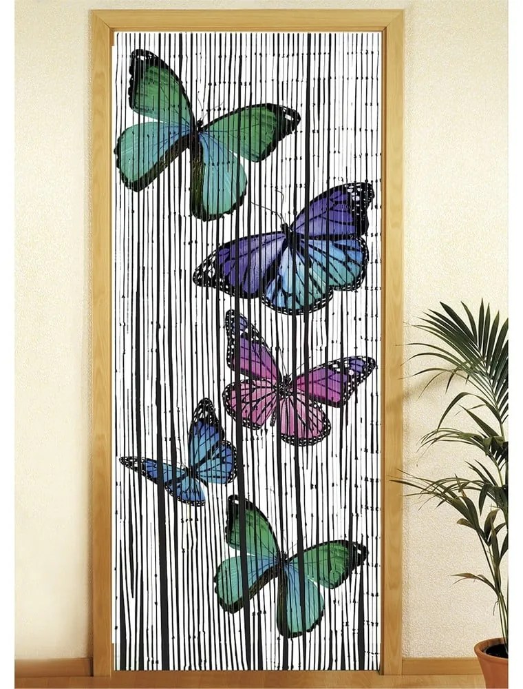 Bambusz függöny ajtóra 200x90 cm Butterflies - Maximex