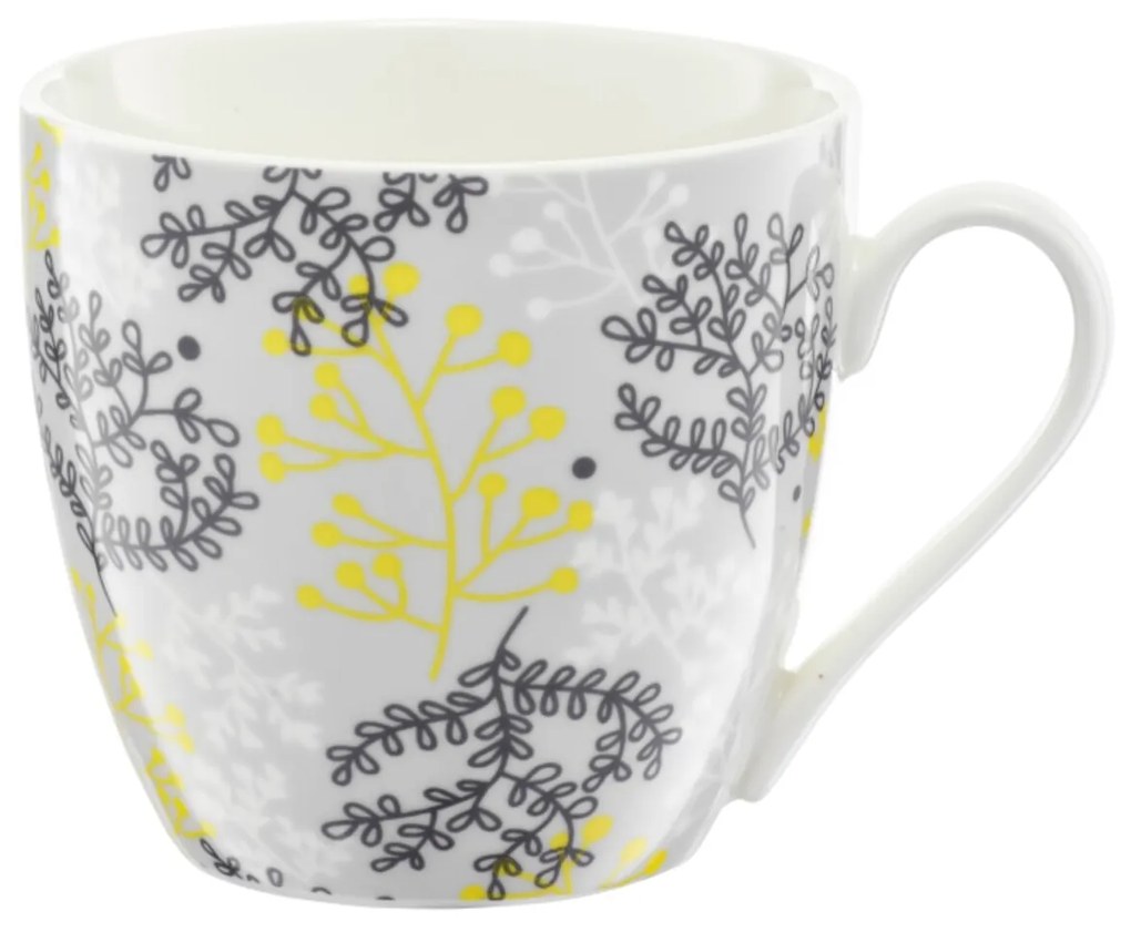 Nordic Virág mintás bögre, Ambition, 510 ml, porcelán