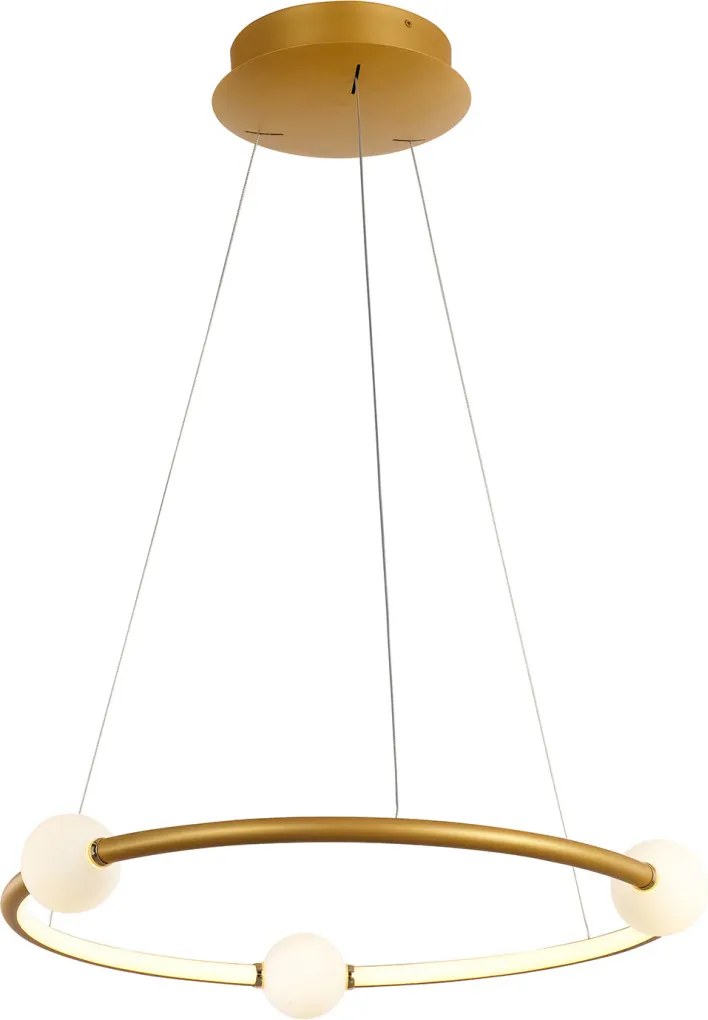 ITALUX PND-20112035-1AGD LOZANNA Modern Led Függesztett Lámpa Antik Bronz, Fehér LED IP20