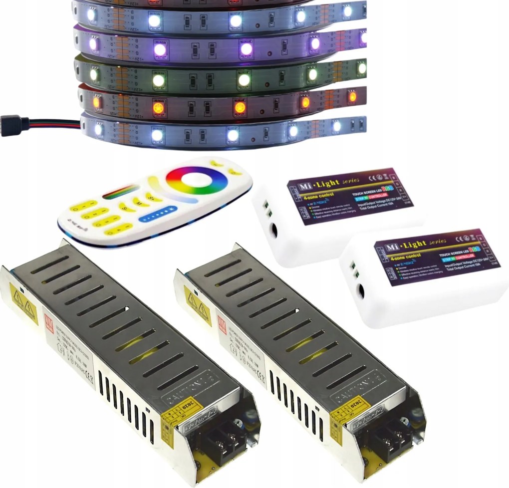 Rgb Led szalag szett 5050 Mi-Light Premium 4Z 25m