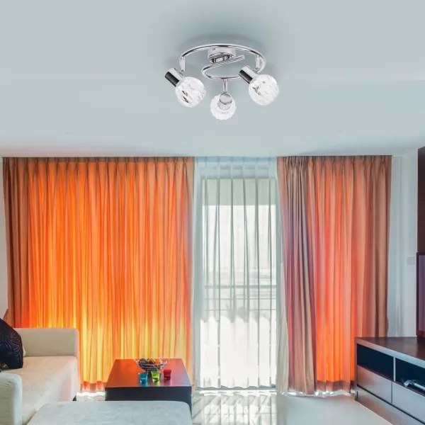 Rabalux 6093 - Spotlámpa LAUREN 3xE14/40W/230V