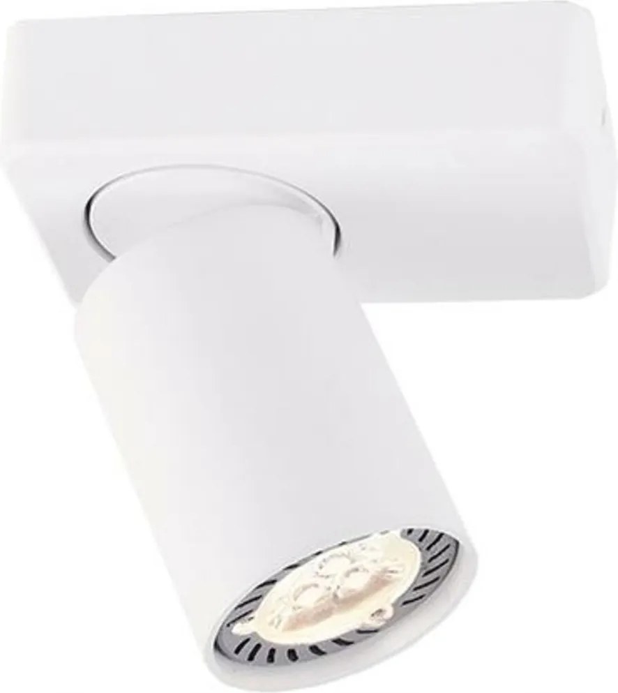 Aca Lighting fali spotlámpa 1XGU10 fehér alumínium 12X7X11CM Elitis R