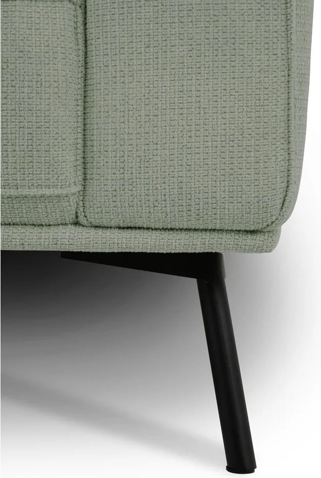 Zöld zsenília sarokkanapé (bal oldali-L alakú) Amsterdam – Scandic