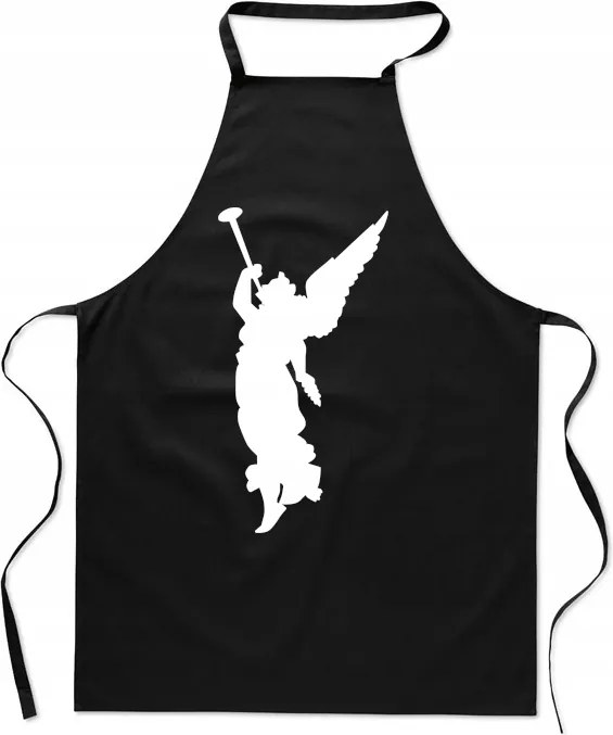 Karácsonyi konyhai kötény Játszó angyal