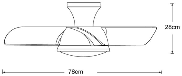 Lucci air 513071 - LED Dimmelhető ventilátor LED/18W/230V 3000/4000/6000K + távirányító