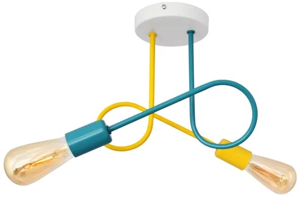 Gyerek mennyezeti lámpa OXFORD 2xE27/15W/230V