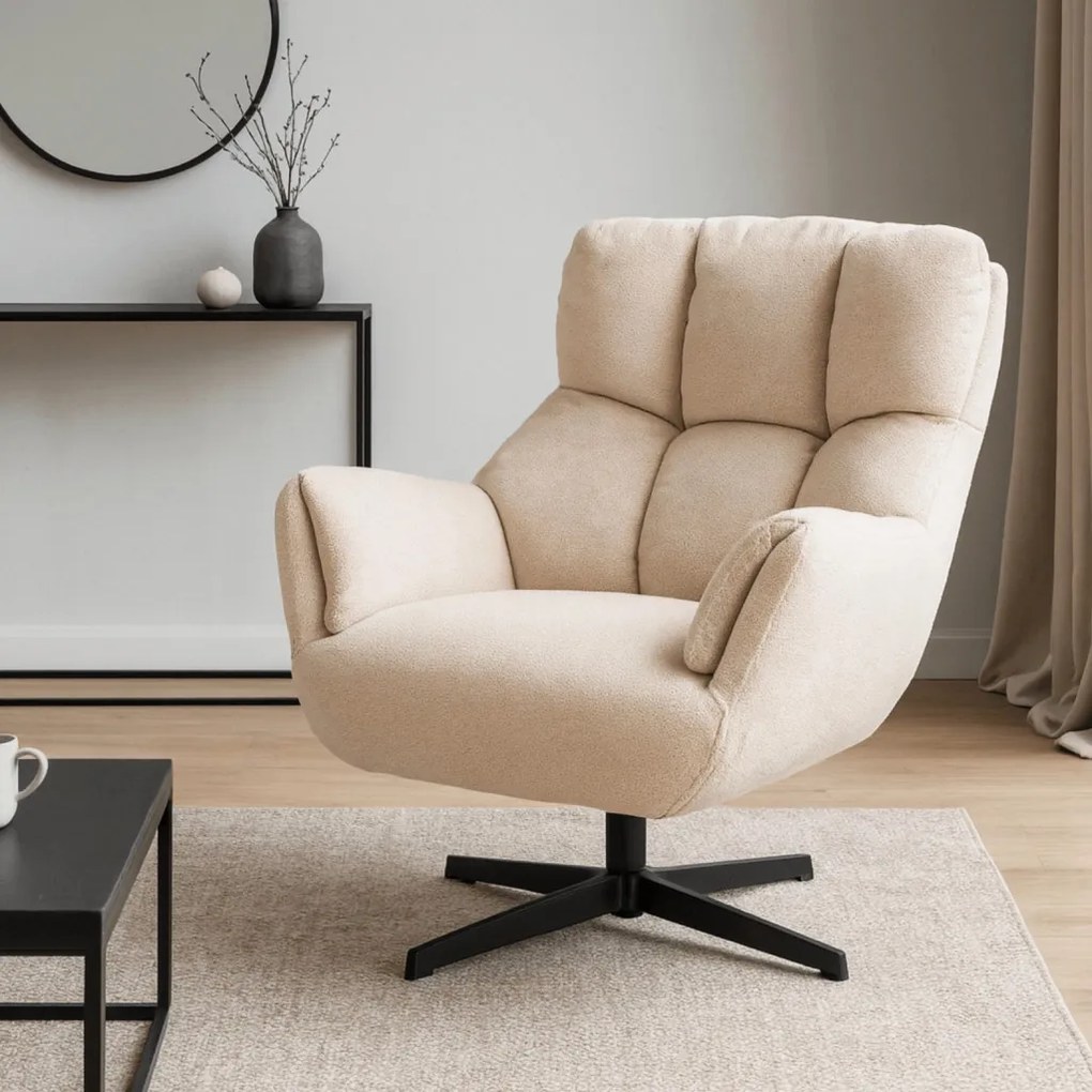 Forgó Relaxfotel Krémszínben. REAL