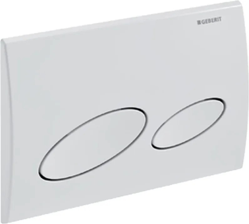 GEBERIT Kappa20 nyomólap, 2 mennyiségű, fehér