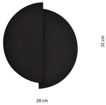 Fali lámpa FORM 1xG9/8W/230V fekete