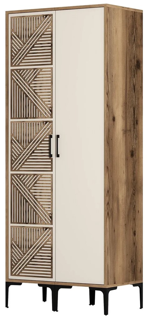 Ruhásszekrény Kiara PS (dió + krém). 1088491