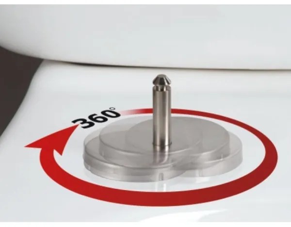 Sapho - LISA SoftClose WC ülőke, fehér