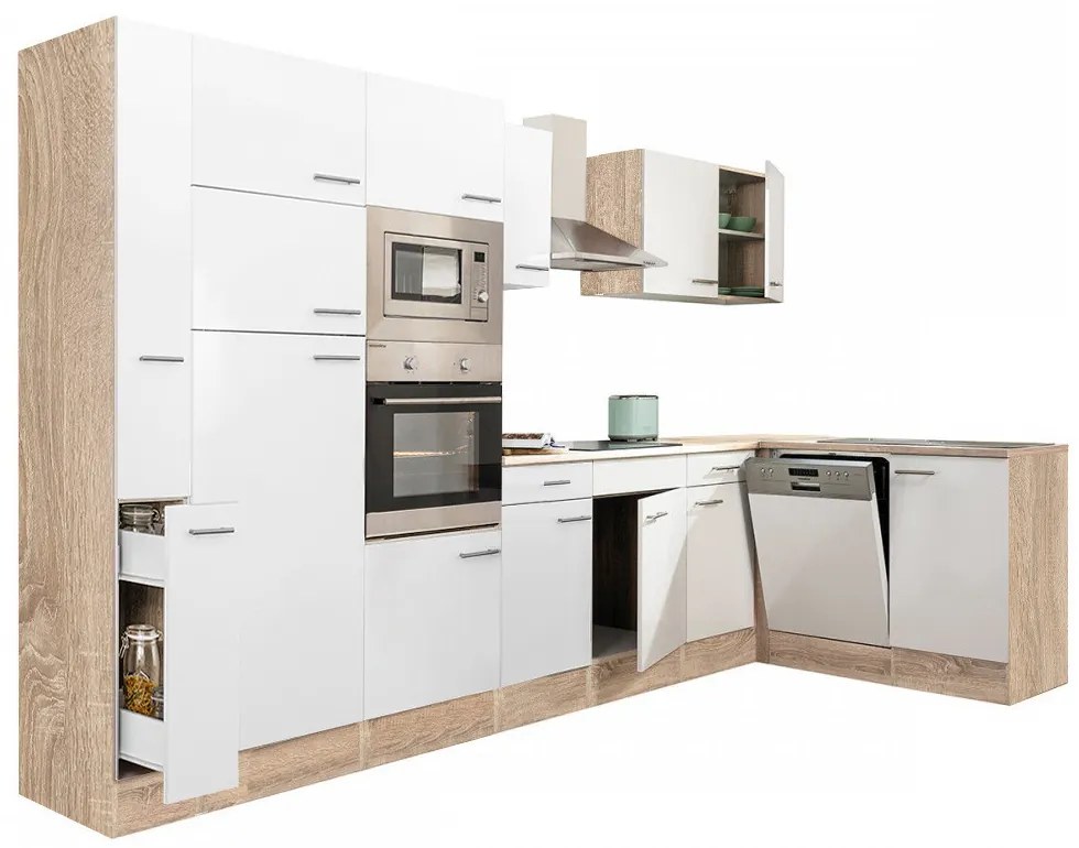 Yorki 370 sarok konyhabútor felülfagyasztós hűtős kivitelben