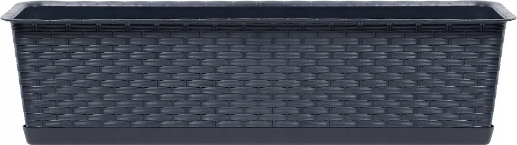 Doboz tállal Richard antracit 68,5 cm