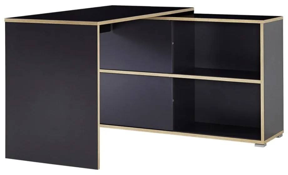 Íróasztal tölgyfa dekorral 120x120 cm Slide - Germania