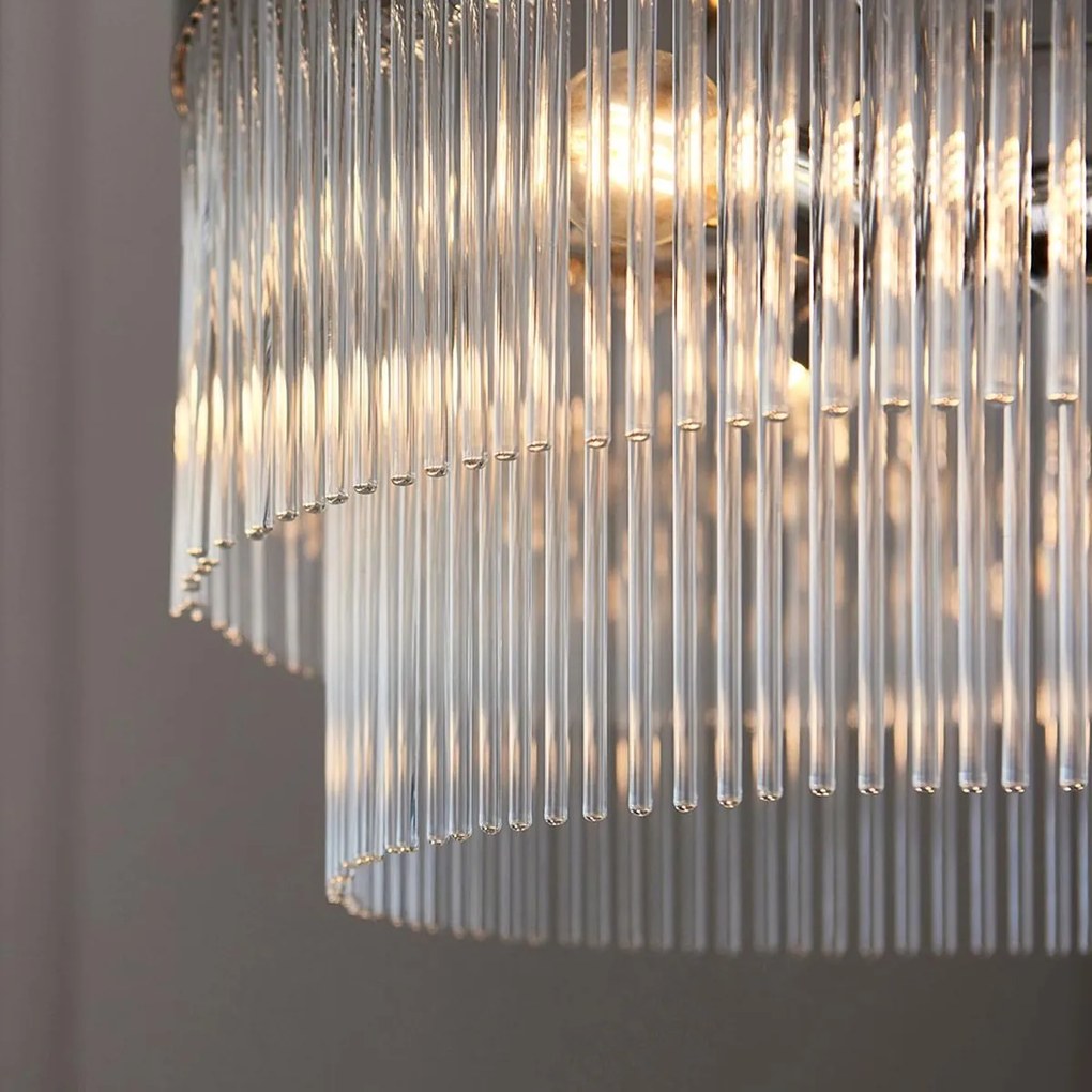 Endon glamour modern függeszték marietta nikkel átlátszó end104112