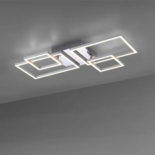 Leuchten Direkt 14030-55 - LED Felületre szerelhető csillár IVEN 2xLED/12W/230V + 2xLED/5,5W