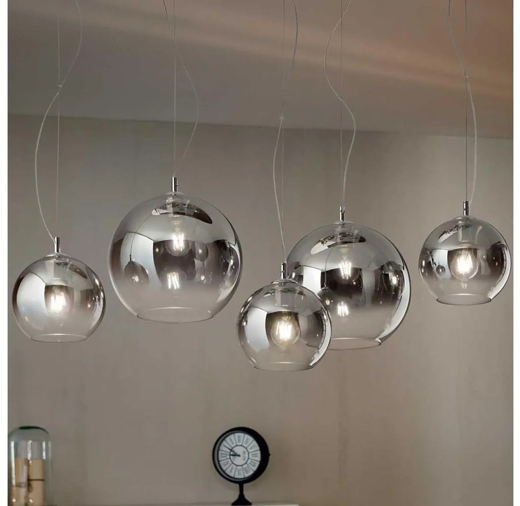 Ideal Lux - Csillár zsinóron NEMO PLUS 5xE27/42W/230V füstös