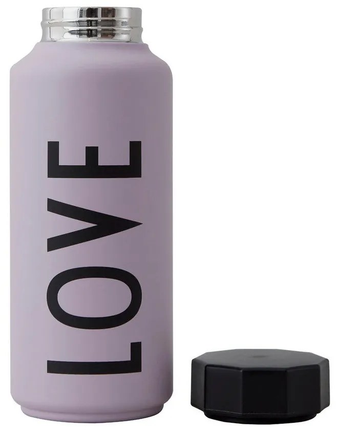 Love lila termosz, 500 ml - Design Letters